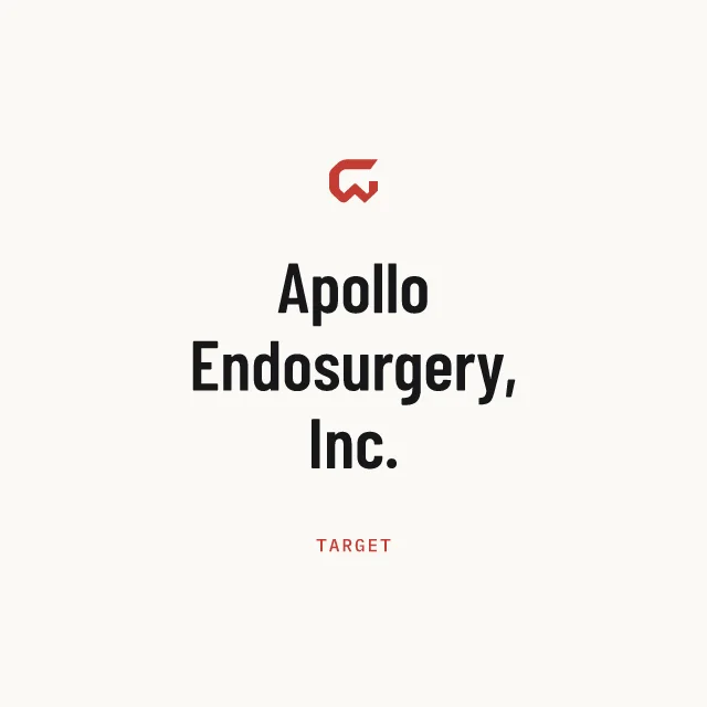 Target: Apollo Endosurgery, Inc.