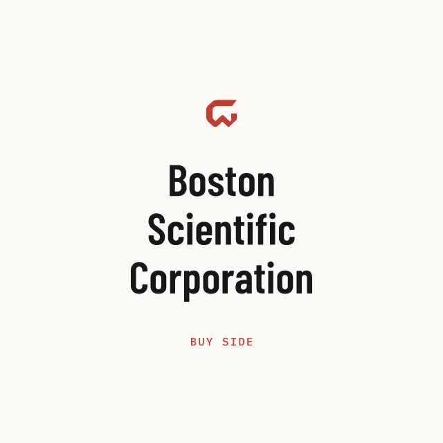 Buy side: Boston Scientific Corporation