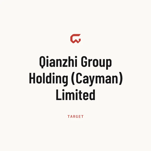 Target: Qianzhi Group Holding (Cayman) Limited