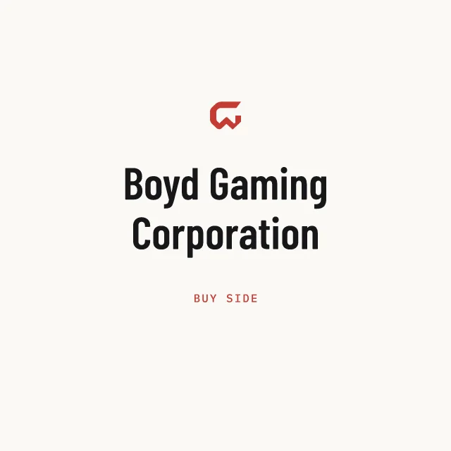 Buy side: Boyd Gaming Corporation