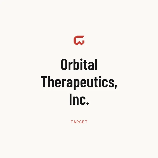 Target: Orbital Therapeutics, Inc.