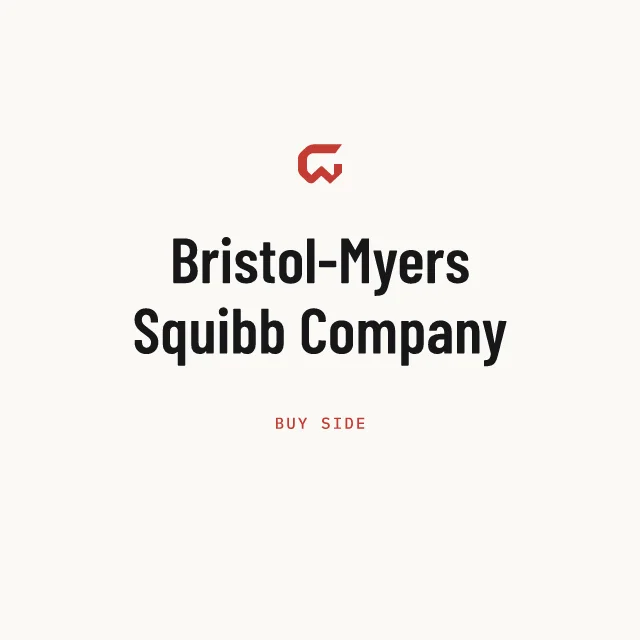 Buy side: Bristol-Myers Squibb Company