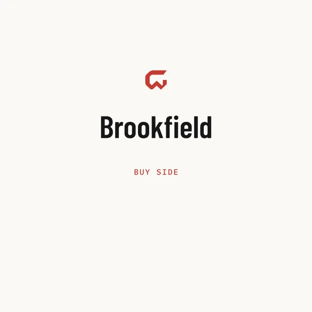 Buy side: Brookfield