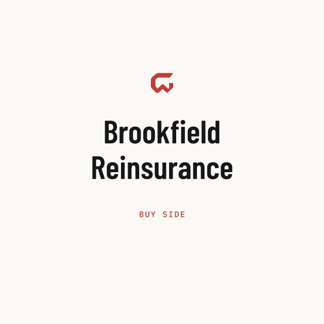 Buy side: Brookfield Reinsurance