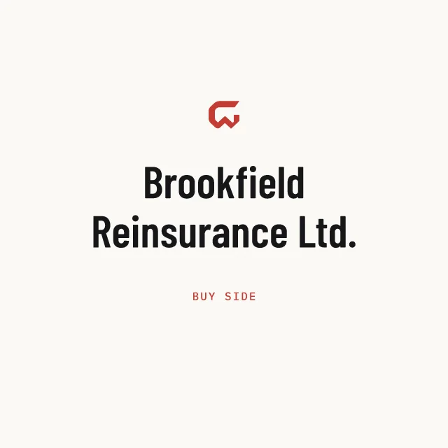 Buy side: Brookfield Reinsurance Ltd.