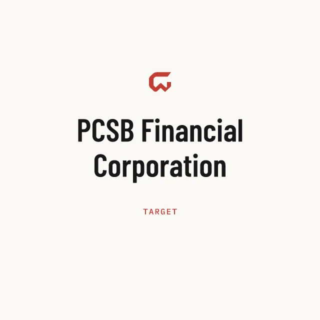 Target: PCSB Financial Corporation
