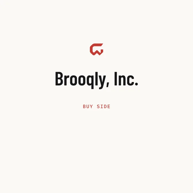 Buy side: Brooqly, Inc.