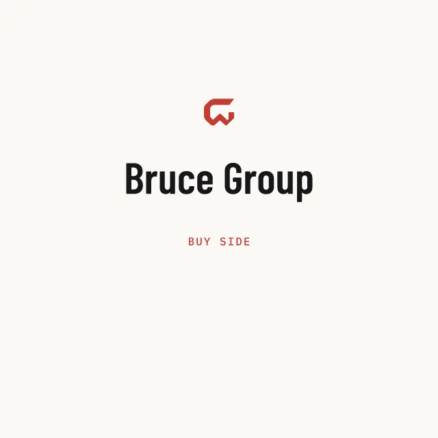 Buy side: Bruce Group