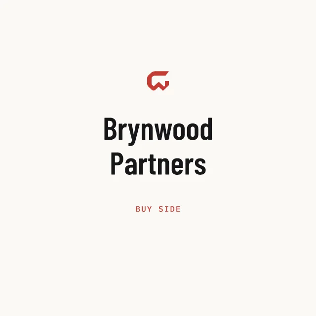 Buy side: Brynwood Partners