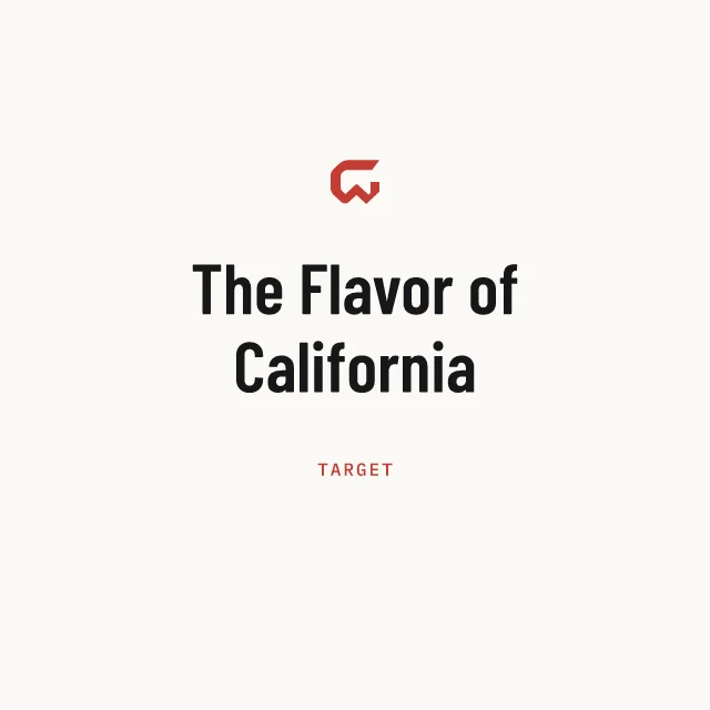 Target: The Flavor of California