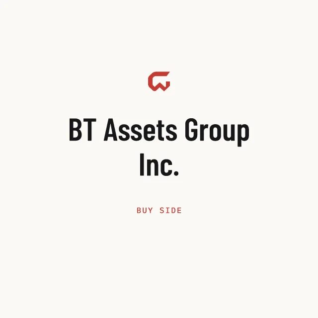 Buy side: BT Assets Group Inc.