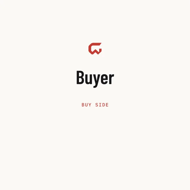 Buy side: Buyer