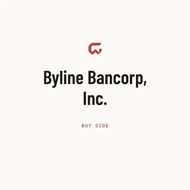 Buy side: Byline Bancorp, Inc.