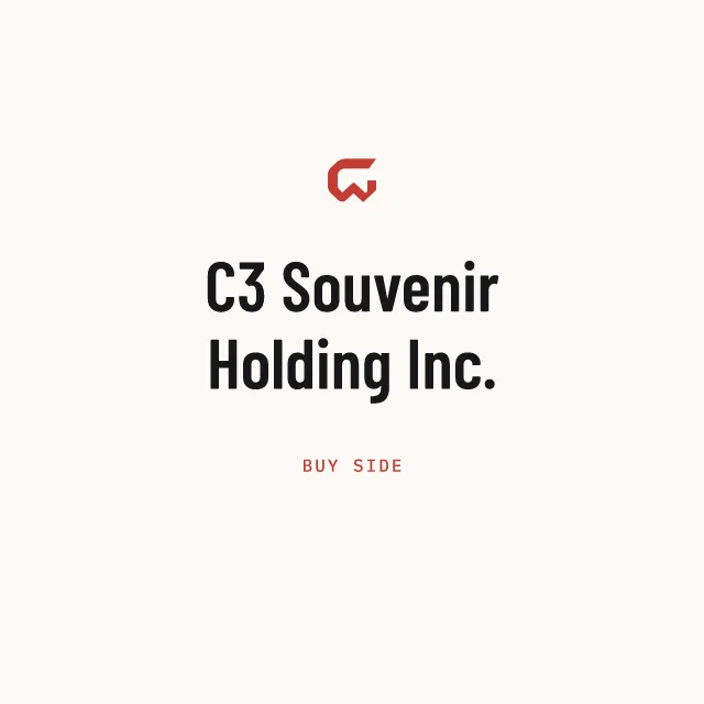Buy side: C3 Souvenir Holding Inc.