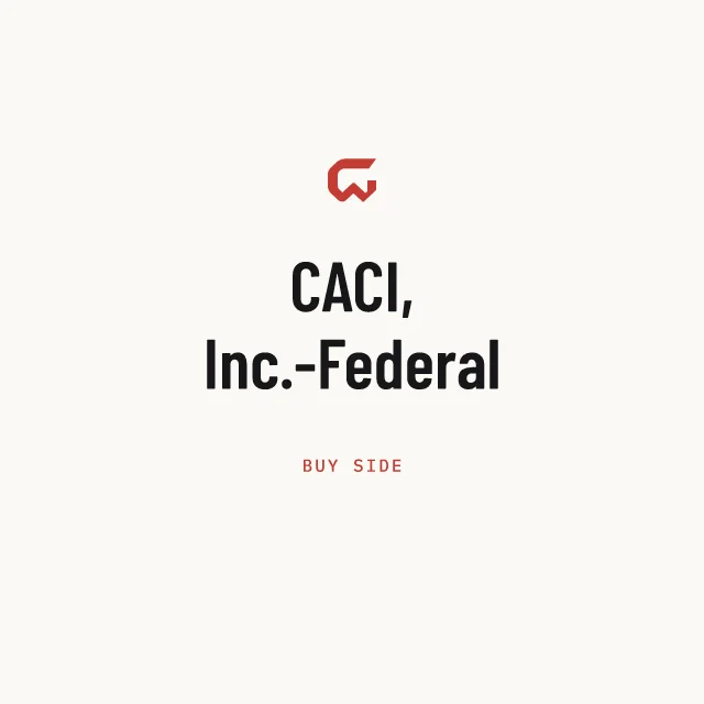 Buy side: CACI, Inc.-Federal