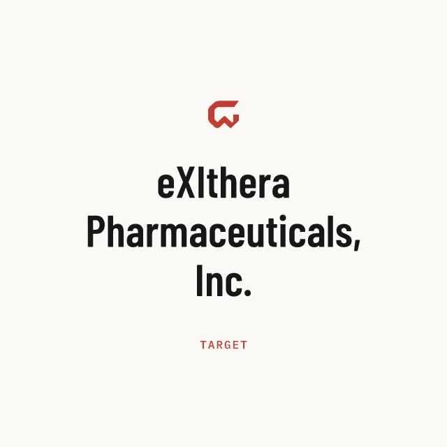 Target: eXIthera Pharmaceuticals, Inc.