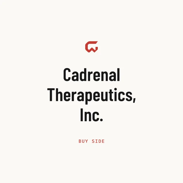 Buy side: Cadrenal Therapeutics, Inc.