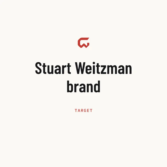 Target: Stuart Weitzman brand