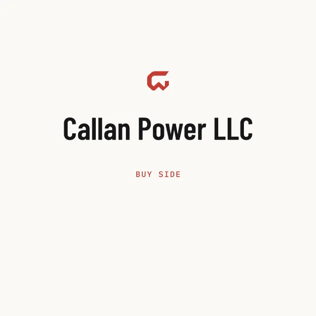 Buy side: Callan Power LLC