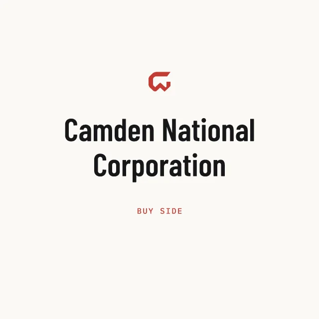 Buy side: Camden National Corporation