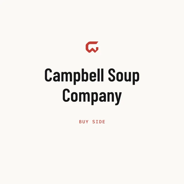 Buy side: Campbell Soup Company