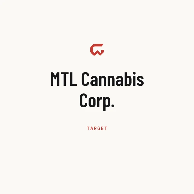 Target: MTL Cannabis Corp.