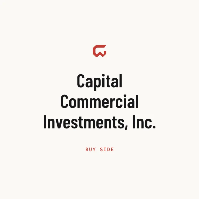 Buy side: Capital Commercial Investments, Inc.
