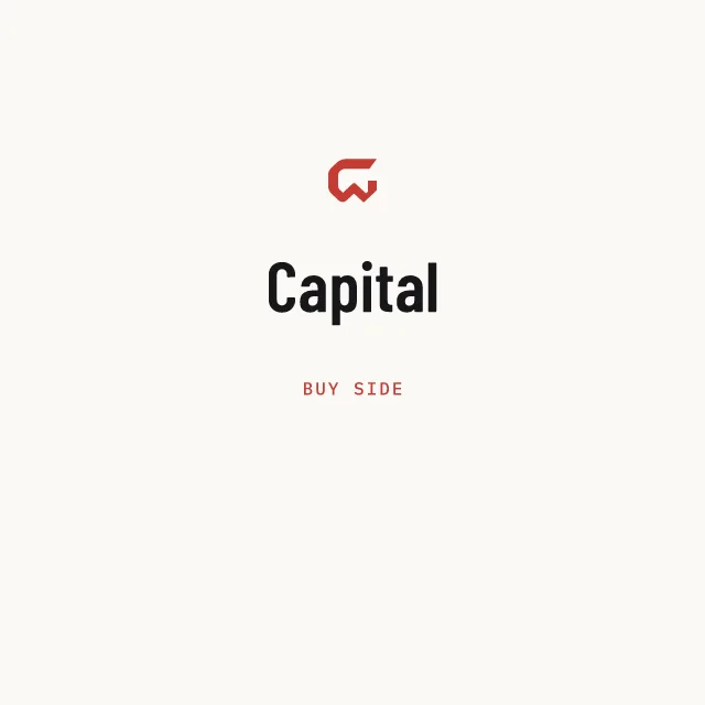 Buy side: Capital
