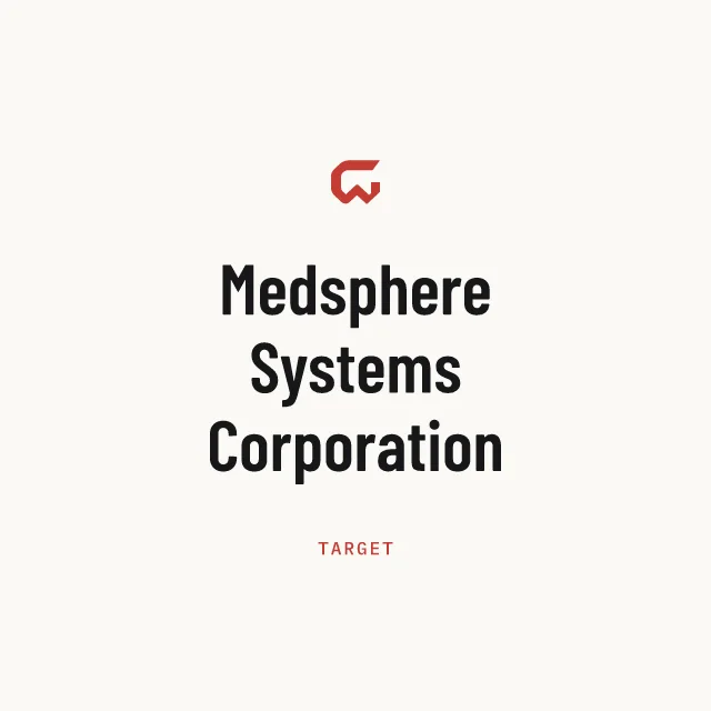 Target: Medsphere Systems Corporation