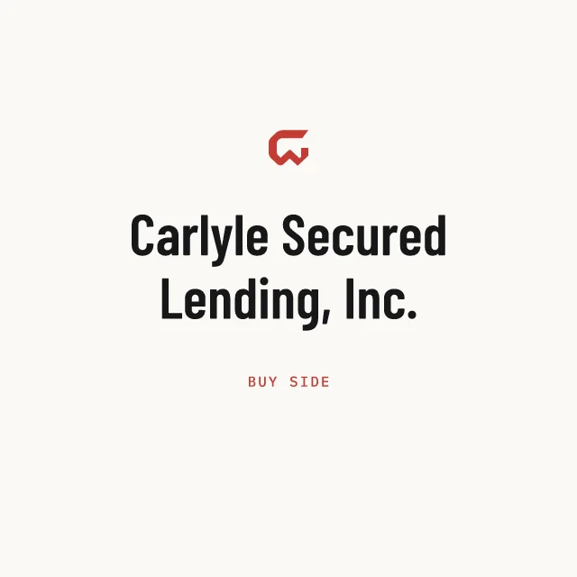 Buy side: Carlyle Secured Lending, Inc.