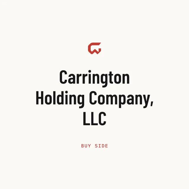 Buy side: Carrington Holding Company, LLC