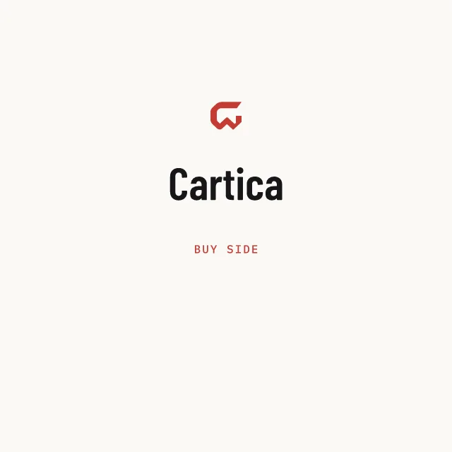 Buy side: Cartica