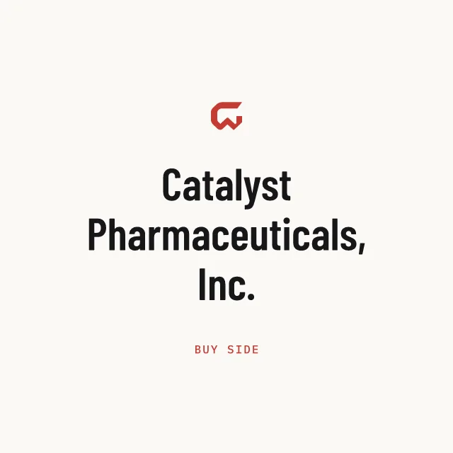 Buy side: Catalyst Pharmaceuticals, Inc.