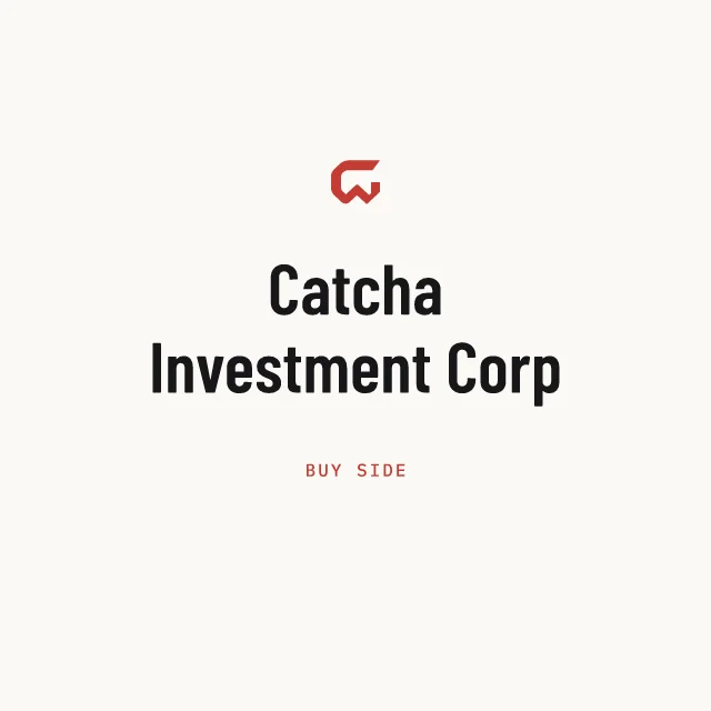 Buy side: Catcha Investment Corp