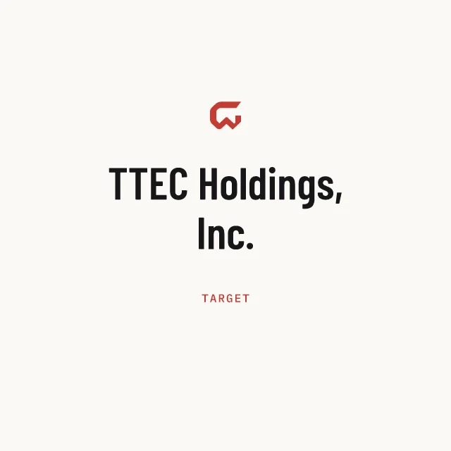 Target: TTEC Holdings, Inc.