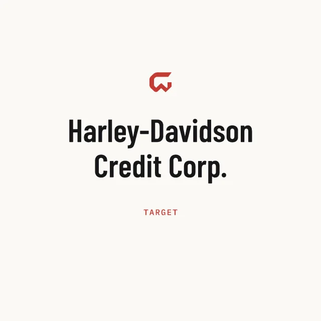 Target: Harley-Davidson Credit Corp.