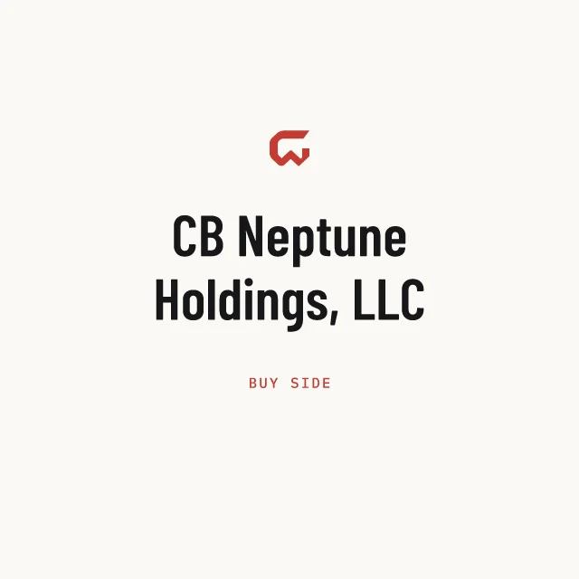 Buy side: CB Neptune Holdings, LLC