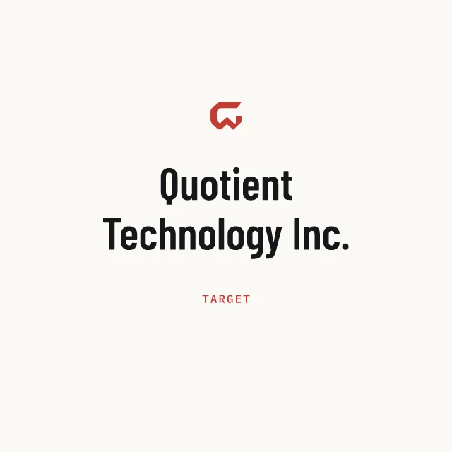Target: Quotient Technology Inc.