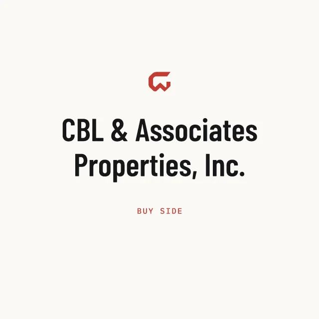 Buy side: CBL & Associates Properties, Inc.