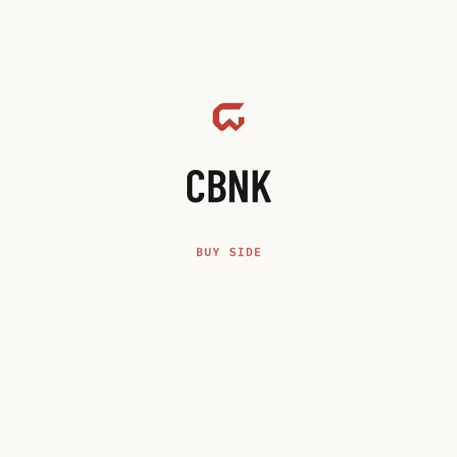 Buy side: CBNK