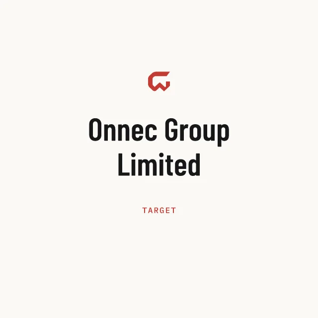Target: Onnec Group Limited