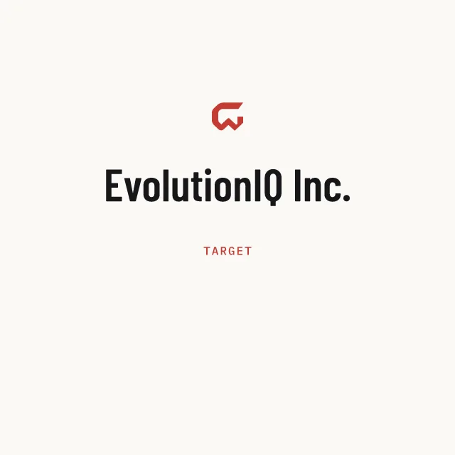 Target: EvolutionIQ Inc.