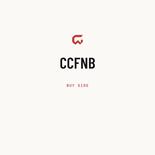 Buy side: CCFNB
