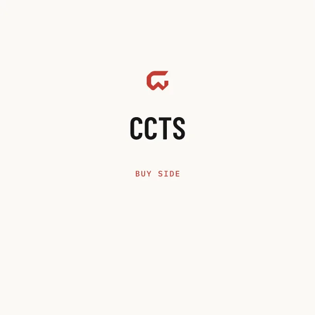Buy side: CCTS