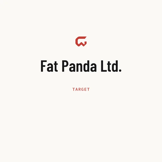Target: Fat Panda Ltd.