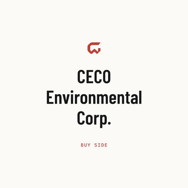 Buy side: CECO Environmental Corp.