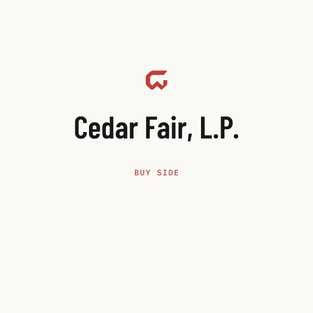 Buy side: Cedar Fair, L.P.