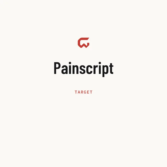 Target: Painscript