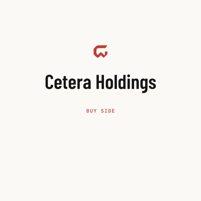 Buy side: Cetera Holdings