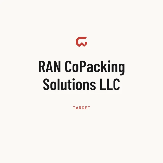 Target: RAN CoPacking Solutions LLC